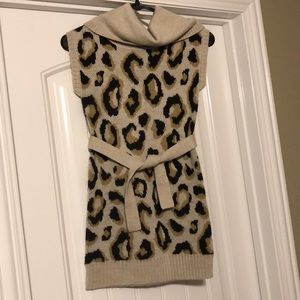 Crazy 8 Animal Print Sweater Dress
